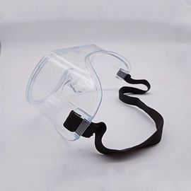 Απομόνωσης ιατρικό προστατευτικό Eyewear συνήθειας PC χρώμα πλαισίων φακών άσπρο προμηθευτής